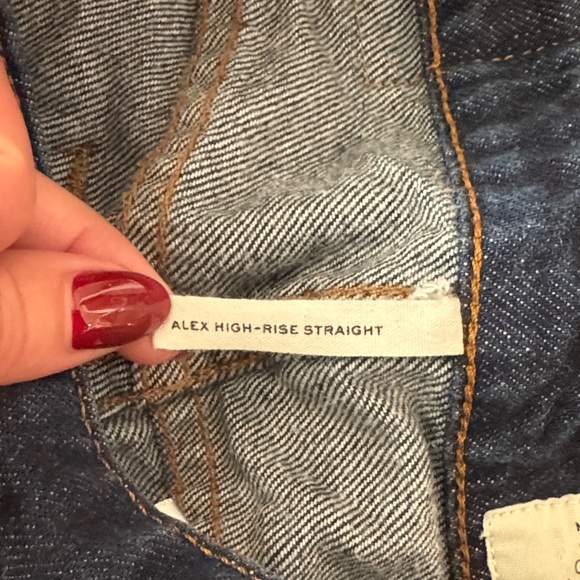 Rag & Bone Alex High Rise Straight Jeans - Picture 6 of 8